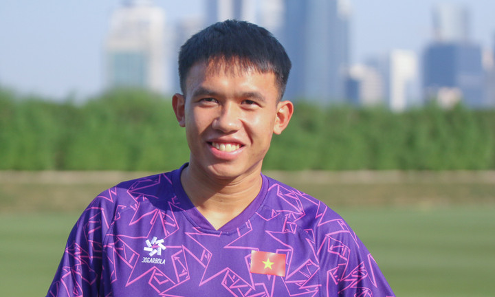 Võ Hoàng Minh Khoa chia sẻ trong buổi tập chiều 18/4.