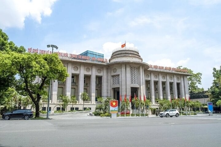 Trụ sở Ngân hàng Nhà nước Việt Nam. (Ảnh: Thuvienphapluat)