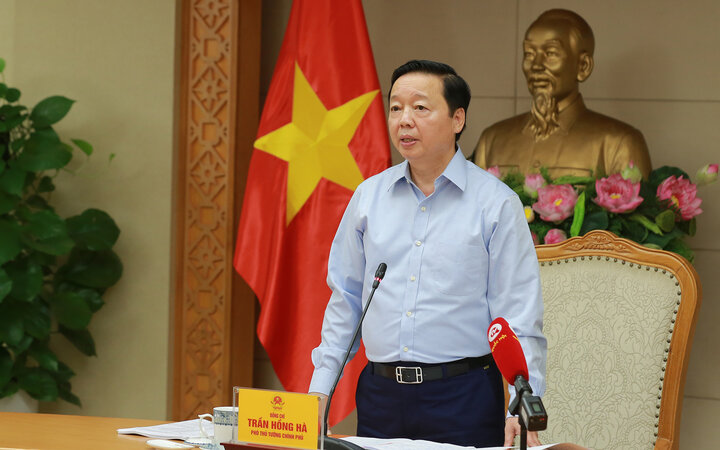 Phó Thủ tướng Trần Hồng Hà. (Ảnh: VGP)