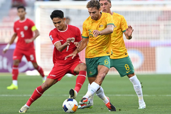 Trận thắng của U23 Indonesia trước U23 Australia có nhiều dấu ấn may mắn.