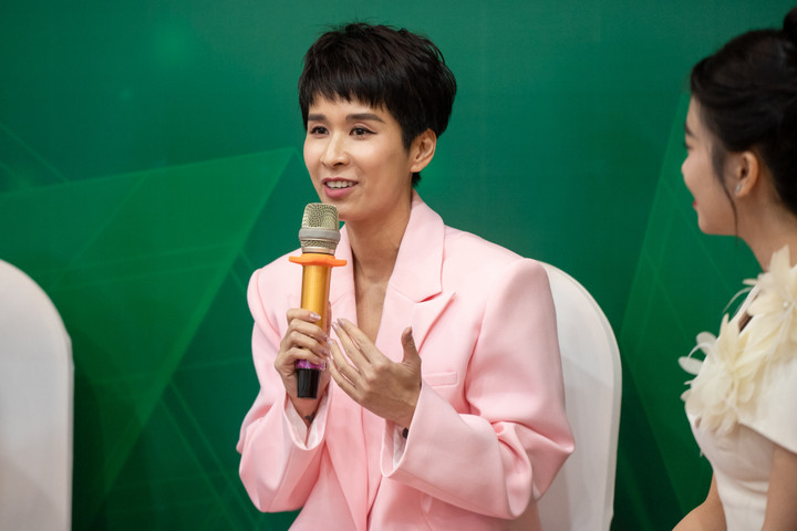 Chị Lê Hằng, founder hệ thống phòng tập GymHaus Boutique Fitness. (Ảnh: Thành Đông).