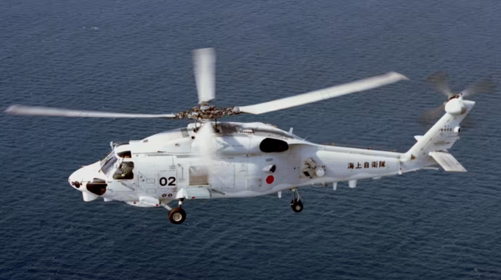 Trực thăng có số hiệu SH-60K. (Ảnh: Kyodo)