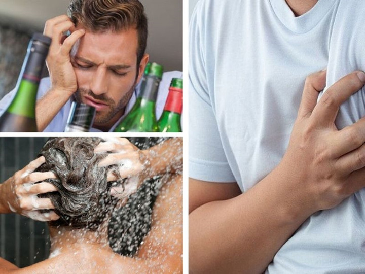 Sau khi uống bia rượu không được tắm bất kể nước nóng hay nước lạnh. (Ảnh: Pinterest)