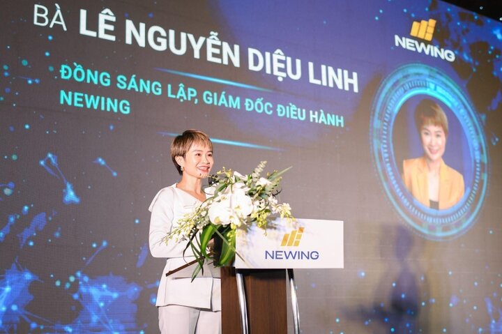 Bà Lê Nguyễn Diệu Linh nêu tầm nhìn của đơn vị. (Ảnh: GapoWork)
