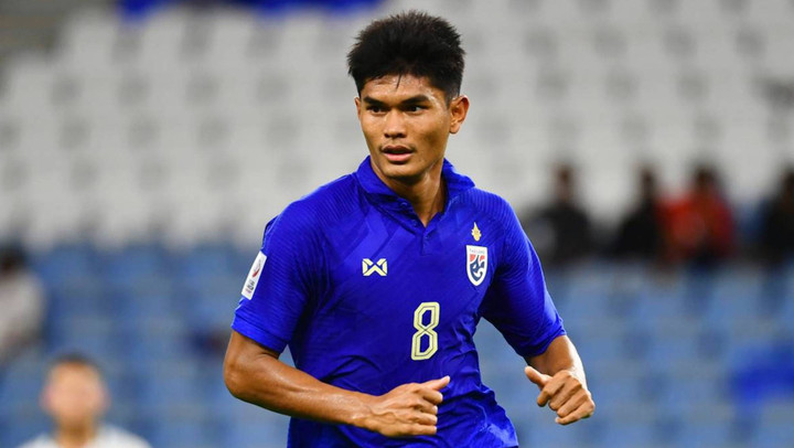 Teerasak là hy vọng của U23 Thái Lan.