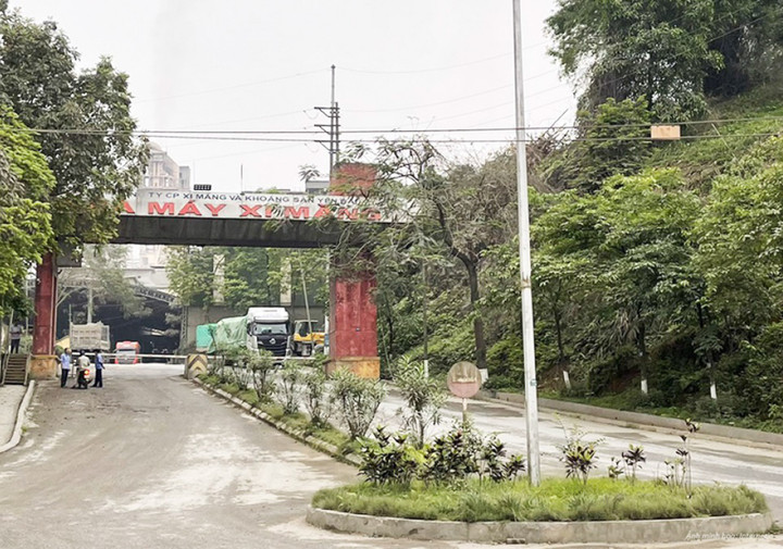 Công ty CP Xi măng và Khoáng sản Yên Bái. (Ảnh: Đ.X.)