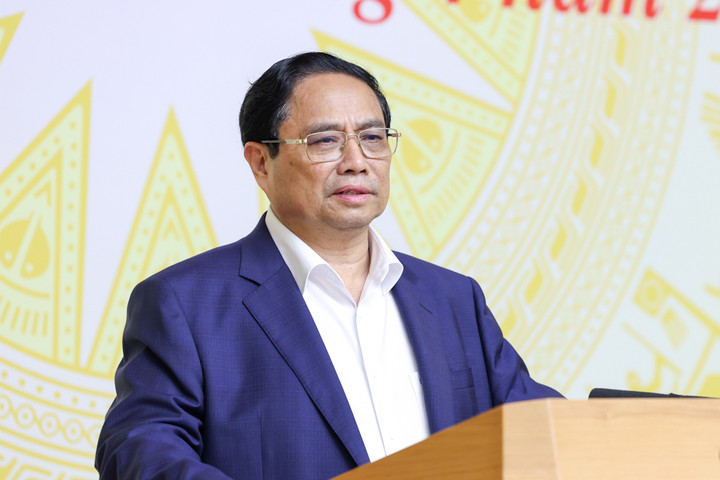 Thủ tướng Phạm Minh Chính, Chủ tịch Ủy ban Quốc gia về chuyển đổi số. (Ảnh: VGP/Nhật Bắc)