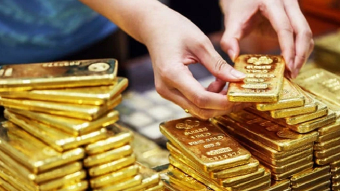 NHNN tiếp tục đấu thầu 16.800 lượng vàng miếng vào ngày 25/4. (Ảnh minh họa)