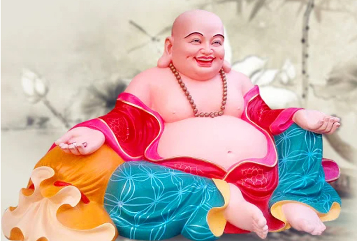 Nụ cười của Phật Di Lặc đem lại cảm giác vô lượng từ tâm, thanh thản nhẹ nhàng.