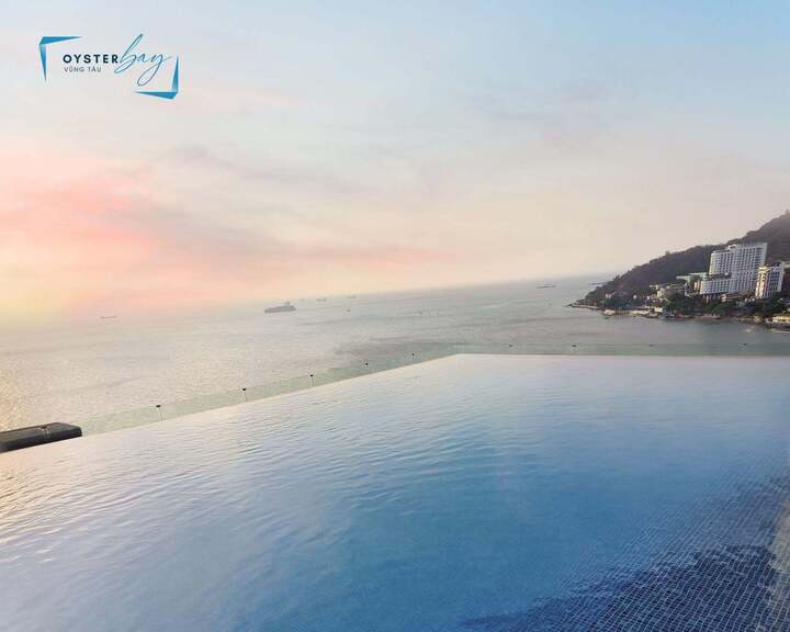 Hồ bơi vô cực view “đỉnh cao” tại Oyster Bay Vũng Tàu.