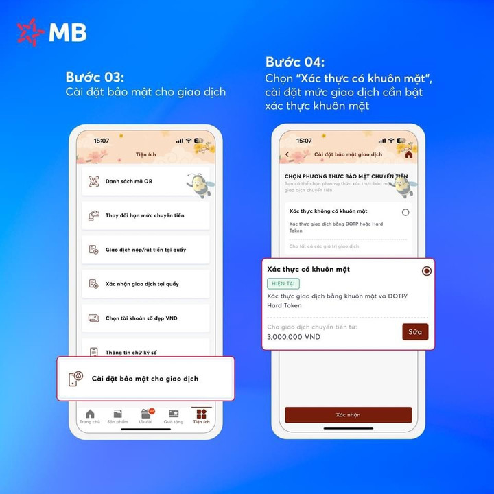 App MBBank: Xác thực khuôn mặt, an tâm chuyển tiền - 3