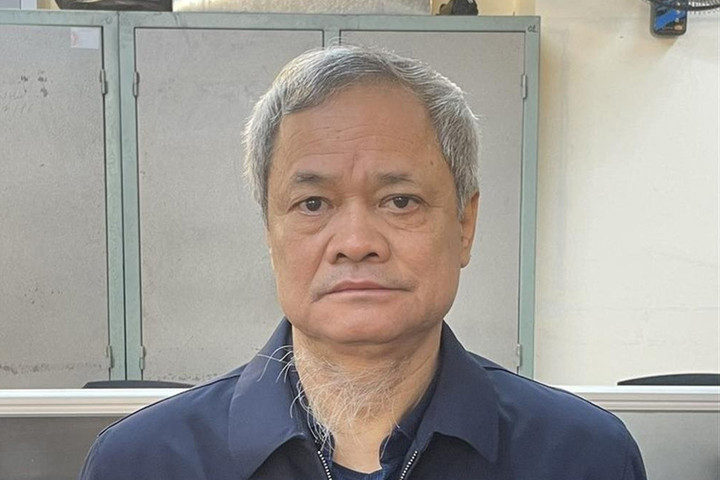 Ông Nguyễn Tử Quỳnh khi bị khởi tố, bắt tạm giam. (Ảnh: Bộ Công an)