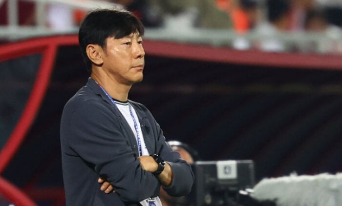 HLV Shin Tae-yong giúp U23 Indonesia đánh bại U23 Hàn Quốc.