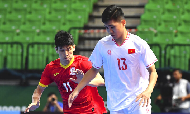 Đội tuyển futsal Việt Nam thua Kyrgyzstan.