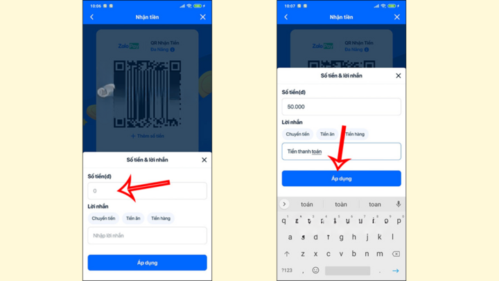 Cách tạo mã QR có sẵn số tiền trên ZaloPay - 3