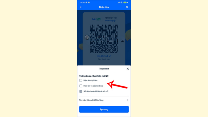 Cách tạo mã QR có sẵn số tiền trên ZaloPay - 5