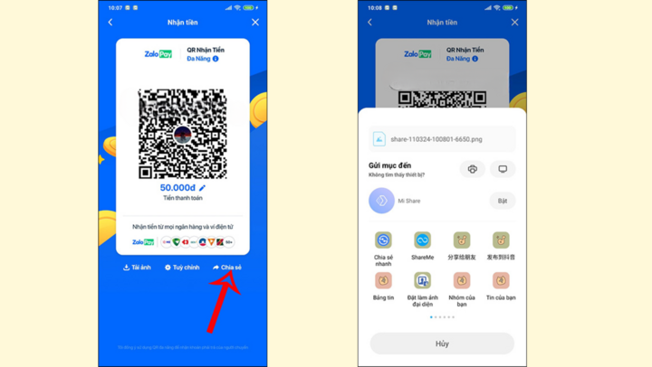 Cách tạo mã QR có sẵn số tiền trên ZaloPay - 6