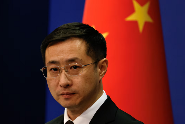 Người phát ngôn Bộ Ngoại giao Trung Quốc Lin Jian. (Ảnh: Reuters)
