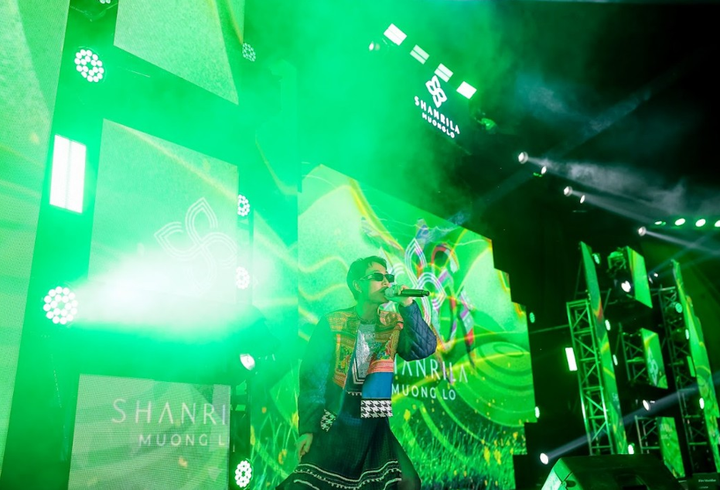 Rapper Double2T khẳng định “chất miền núi” trên sân khấu Voice of Shanrila.