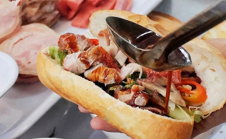 Bánh mì Sài Gòn nổi tiếng cả nước. (Ảnh: B.L)