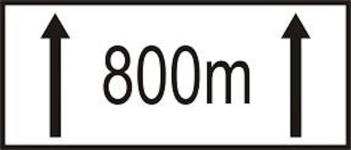 Biển báo phụ số S.501 - "Phạm vi tác dụng của biển”