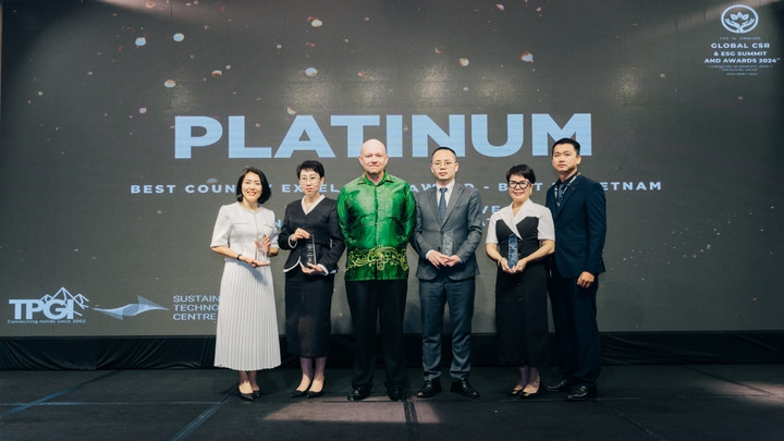 Vinmec nhận 4 giải thưởng quan trọng cho 4 hạng mục lớn ” trong khuôn khổ Hội nghị CSR và ESG toàn cầu lần thứ 16.