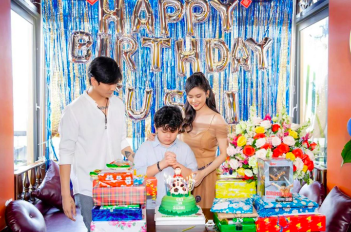 Tim và Trương Quỳnh Anh vẫn xuất hiện chung trong dịp đặc biệt liên quan đến con trai.