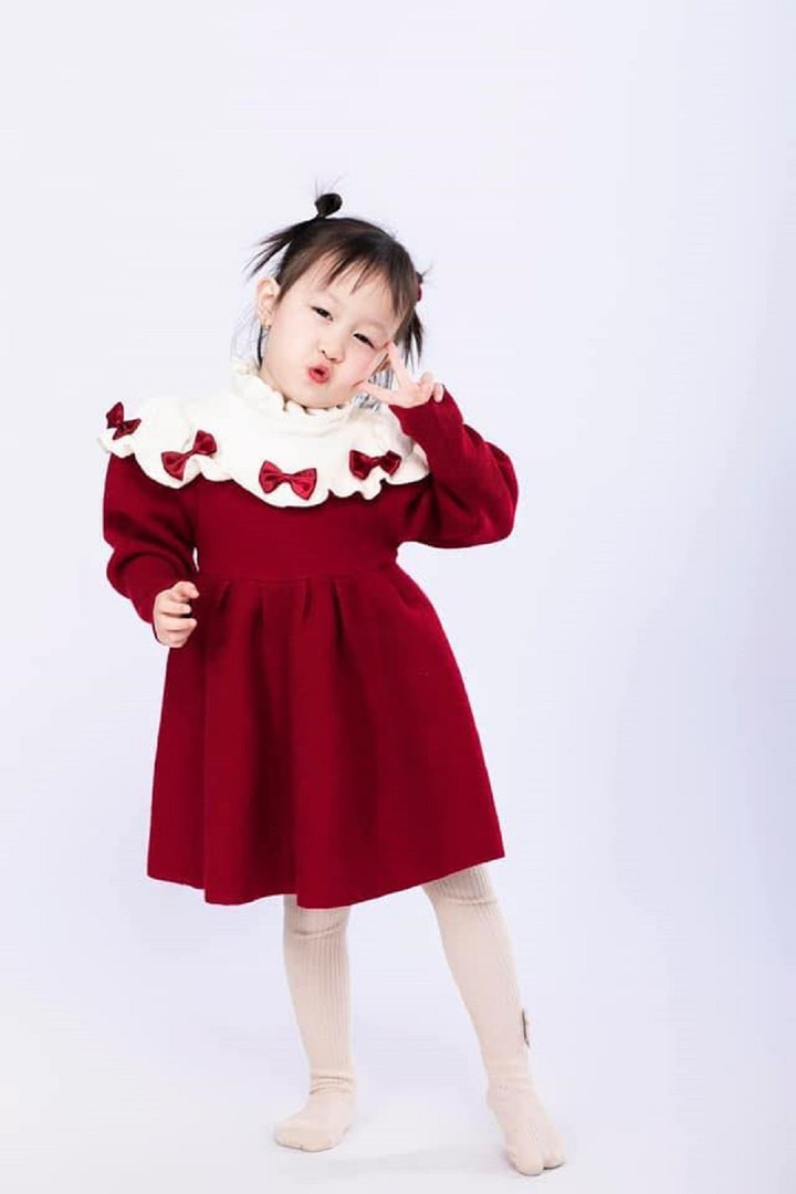 Hình ảnh thường ngày đáng yêu của bé Vy Trâm. (Ảnh: FBNV)