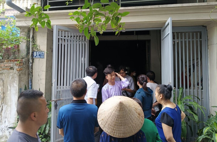 Ngôi nhà nơi phát hiện hai mẹ con bà H. đã tử vong. Ảnh: Lê Dương