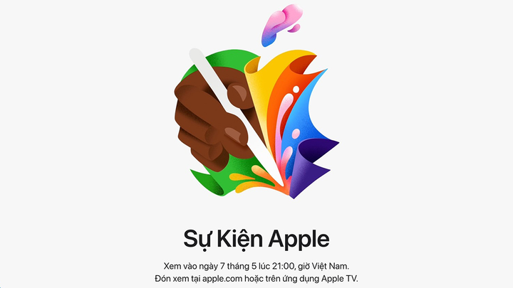 Hình ảnh vé mời xem sự kiện của Apple. (Ảnh: Apple)