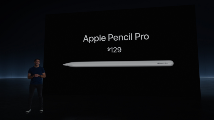 Apple Pencil Pro có giá 129 USD. (Ảnh: Apple)
