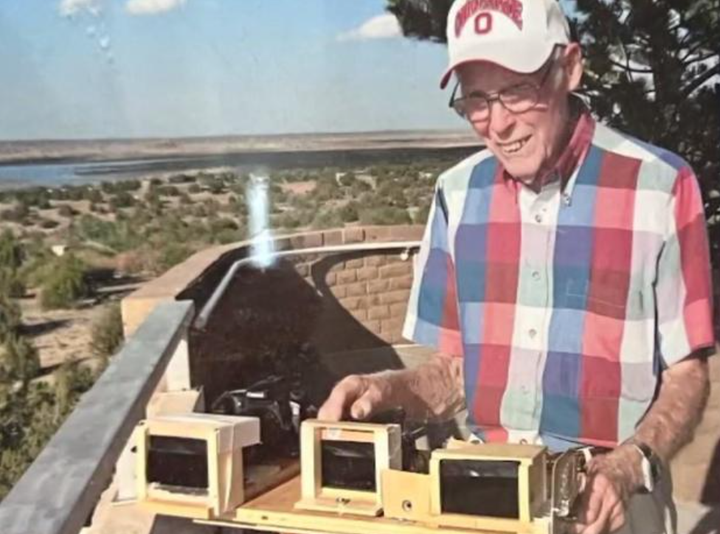 “Thợ săn” nhật thực Laverne Biser. (Ảnh: CBS News)