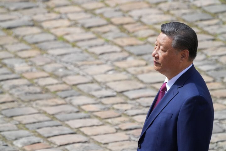 Chủ tịch Trung Quốc Tập Cận Bình tại Paris, Pháp, ngày 6/5. (Ảnh: Bloomberg)