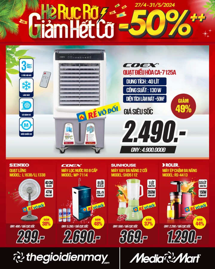 Siêu thị điện máy giảm giá hết cỡ, hút khách mua sắm dịp cao điểm hè nắng nóng - 3