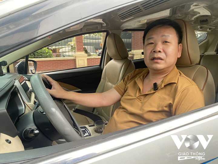Anh Trần Văn Doanh, tài xế taxi công nghệ.