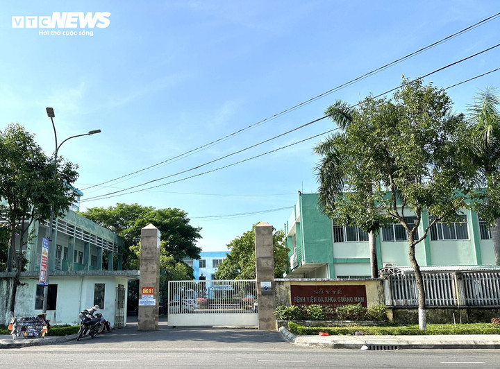 Bệnh viện Đa khoa Quảng Nam - nơi xảy ra sự việc.