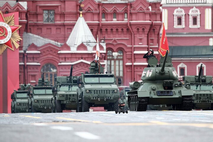 Tổng thống Nga Putin sẽ có bài phát biểu đặc biệt kéo dài 8 phút trước khi lễ duyệt binh diễn ra. (Ảnh: RIA Novosti)