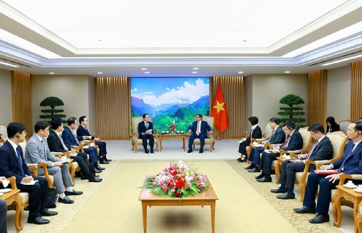 Tổng Giám đốc Park Hark Kyu cho biết, Samsung dự kiến đầu tư thêm khoảng 1 tỷ USD mỗi năm thời gian tới tại Việt Nam. (Ảnh: VGP/Nhật Bắc)