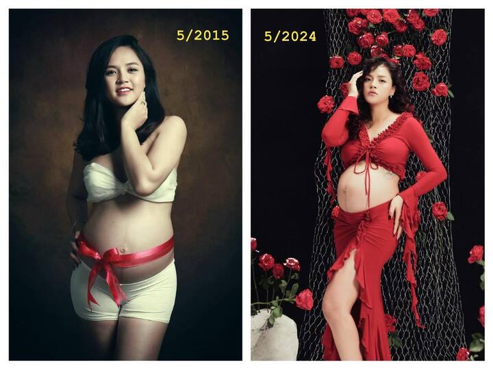 Trước đó, Thu Quỳnh gây chú ý khi chia sẻ sự thay đổi về ngoại hình trong 2 lần mang thai cách nhau 9 năm. Hình ảnh nữ diễn viên đăng lên mạng xã hội nhận được nhiều lời khen từ cộng đồng mạng.