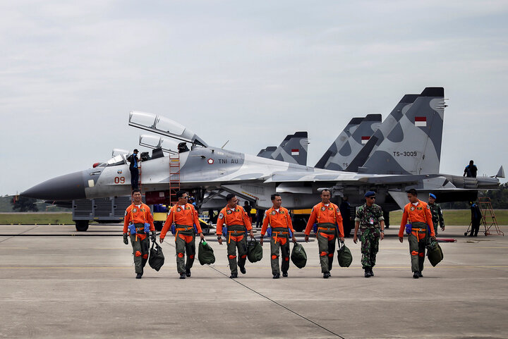 Không quân Indonesia hiện đang vận hành song song các dòng chiến đấu cơ do Mỹ và Nga chế tạo.