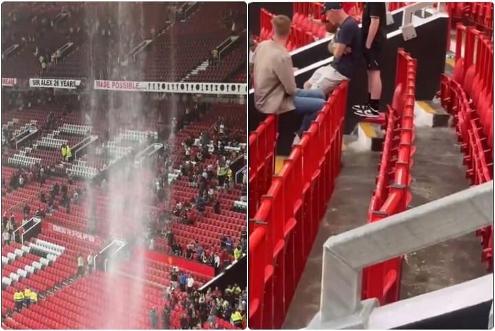 Cận cảnh "thác nước" Old Trafford
