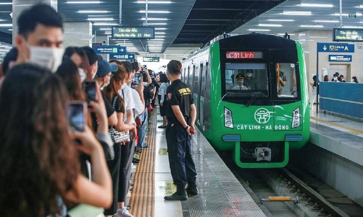 Đường sắt Cát Linh - Hà Đông. (Ảnh minh họa)