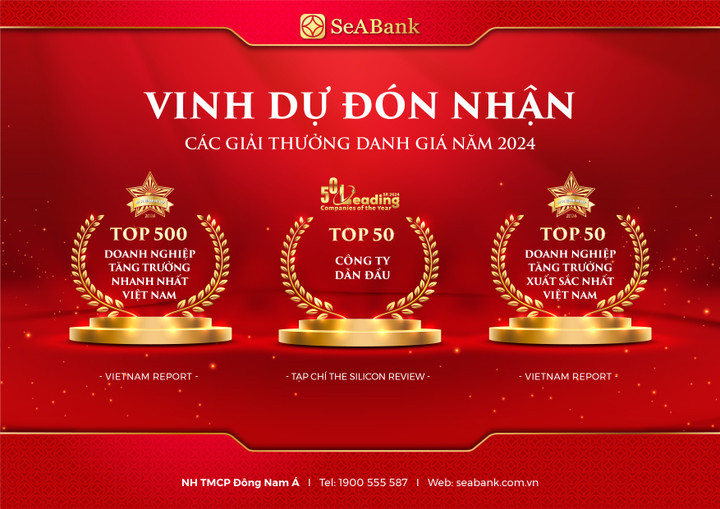 SeABank được vinh danh Top 500 doanh nghiệp tăng trưởng nhanh nhất lần thứ năm - 1