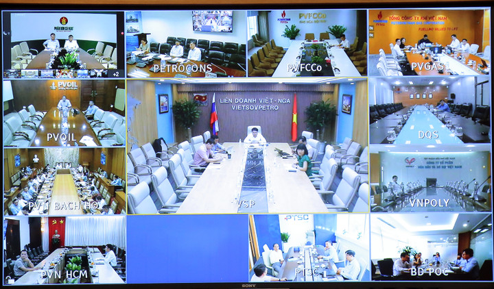 Các điểm cầu trực tuyến.