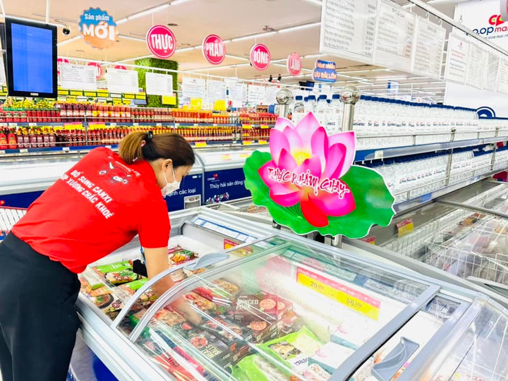 Co.opmart, Co.opXtra tăng lượng hàng chay lên 20%.