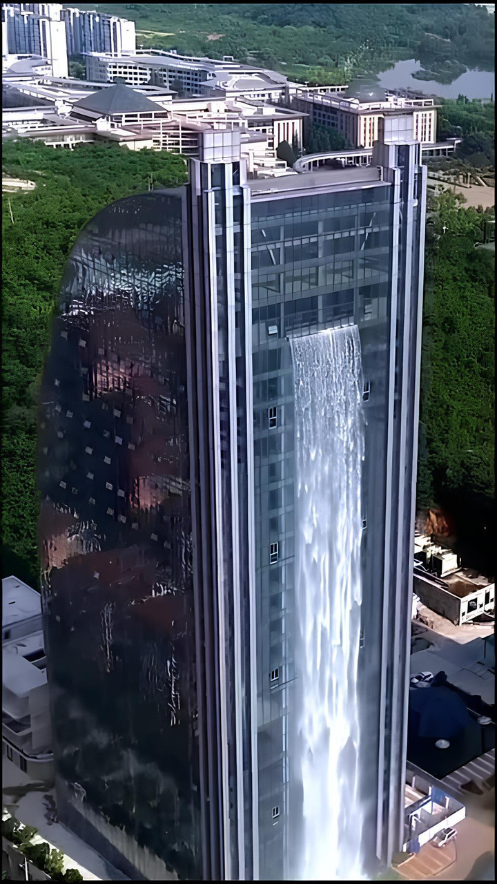 Trên thực tế, có nhiều ý kiến trái chiều về tòa nhà này, bởi việc xây dựng hệ thống thác nước trong tòa nhà có chi phí lên tới hàng triệu USD.