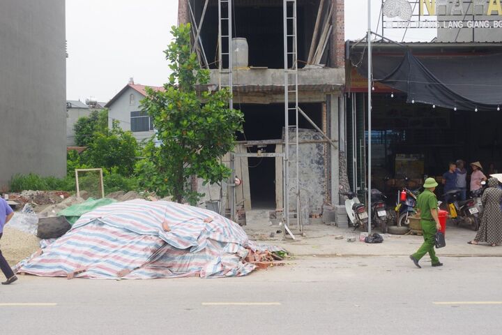 Hiện trường vụ việc.