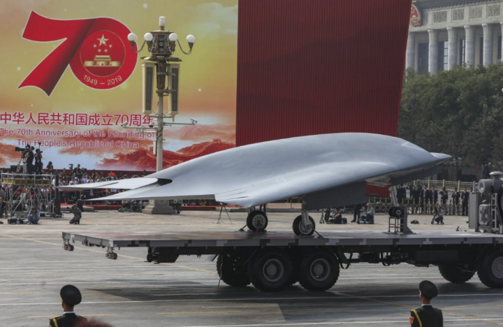 A military UAV in a military parade in Beijing on October 1, 2019. (Photo: SCMP)