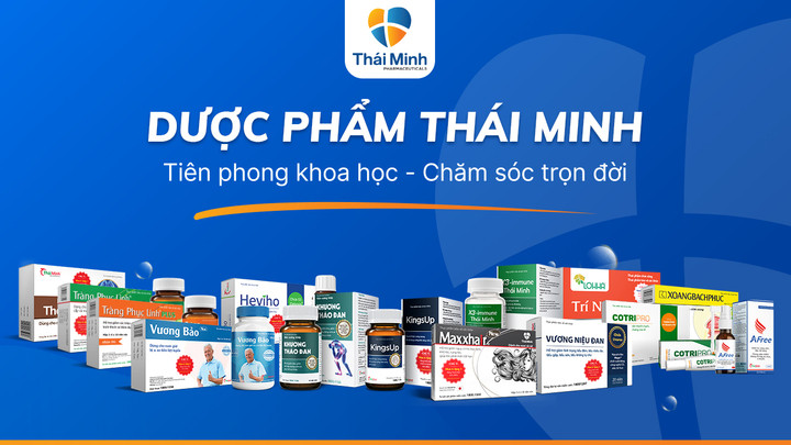 Các sản phẩm của Dược phẩm Thái Minh.
