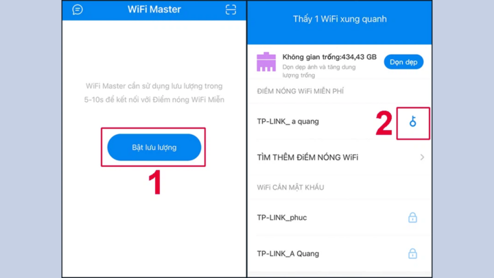 Làm thế nào để điện thoại tự bắt wifi miễn phí - 2